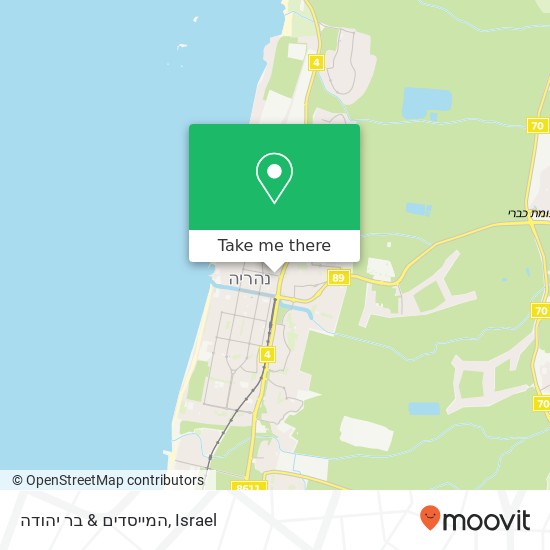 המייסדים & בר יהודה map