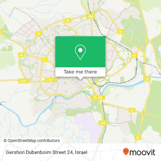 Карта Gershon Dubenboim Street 24
