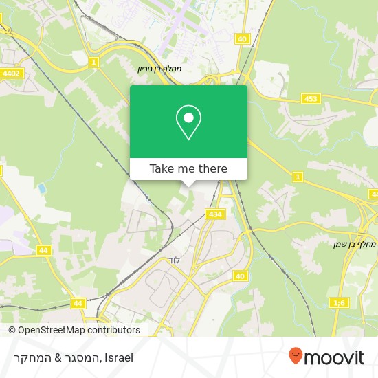 המסגר & המחקר map