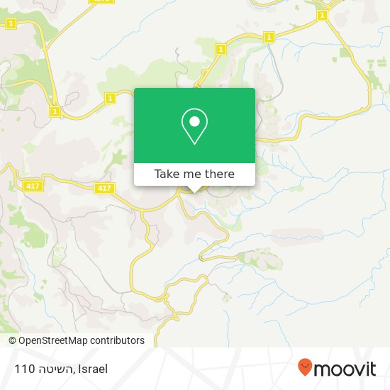 השיטה 110 map