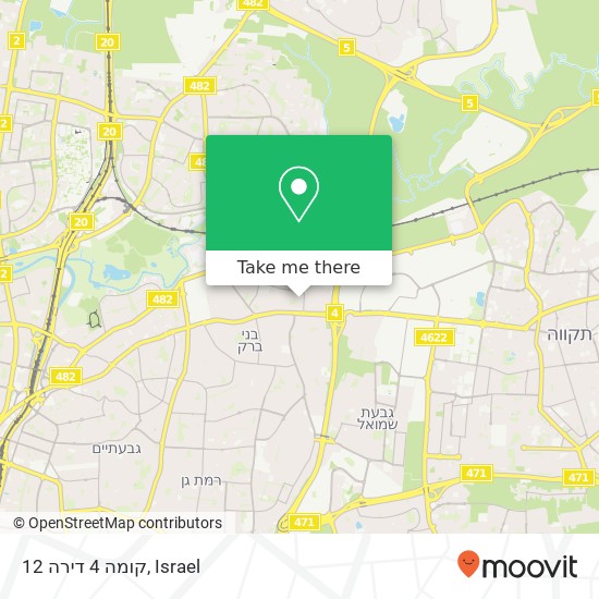 קומה 4 דירה 12 map