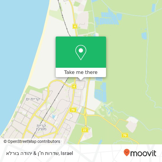 שדרות ח"ן & יהודה בורלא map