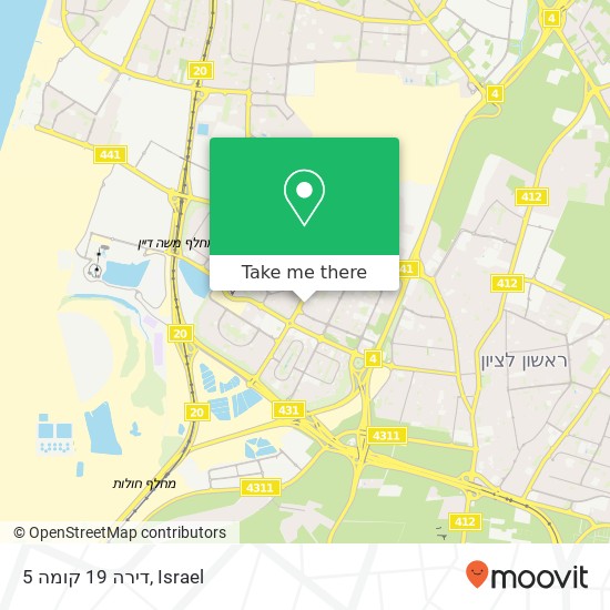 דירה 19  קומה 5 map