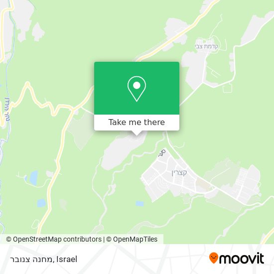 מחנה צנובר map