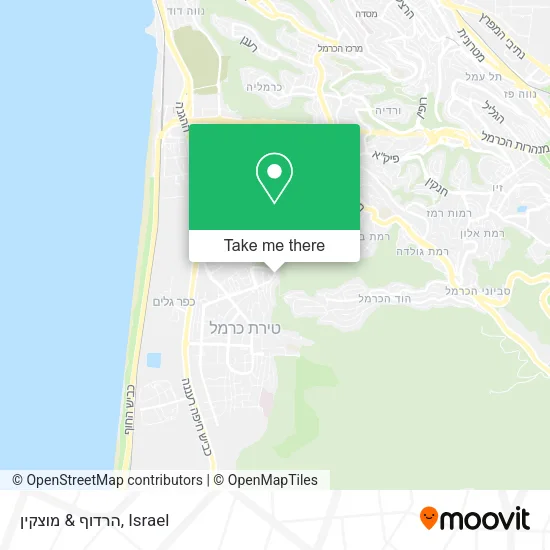 Карта הרדוף & מוצקין