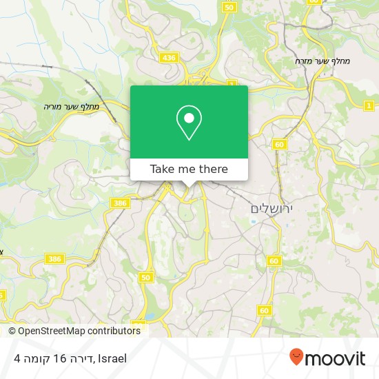 דירה 16 קומה 4 map