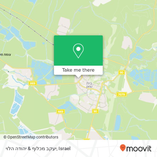 יעקב מכלוף & יהודה הלוי map