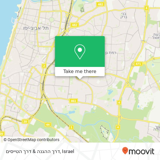 דרך ההגנה & דרך הטייסים map