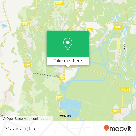 חורשת קק"ל map