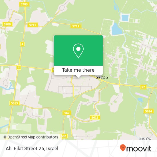 Ahi Eilat Street 26 map