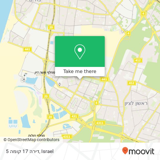 דירה 17 קומה 5 map