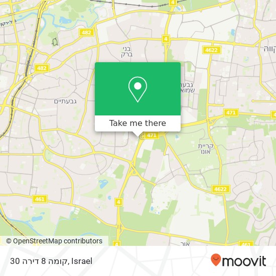 קומה 8 דירה 30 map