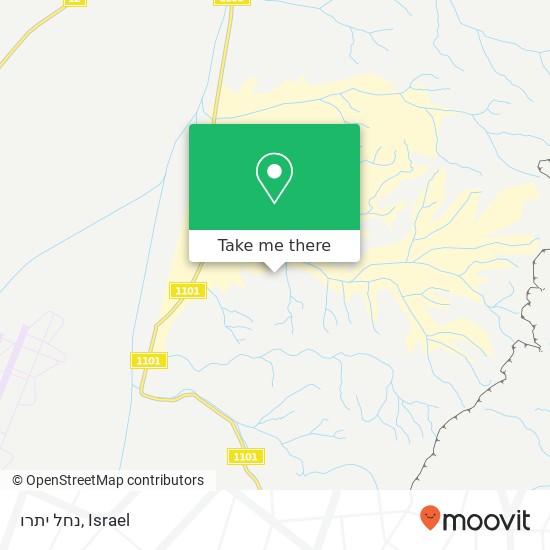 נחל יתרו map