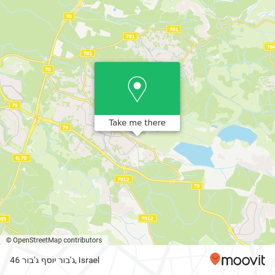 Карта ג'בור יוסף ג'בור 46