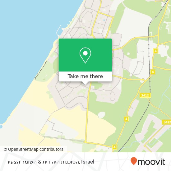 Карта הסוכנות היהודית & השומר הצעיר
