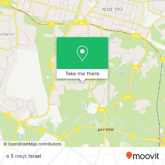 קומה 5 פ map