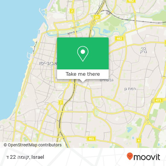 קומה 22  ד map