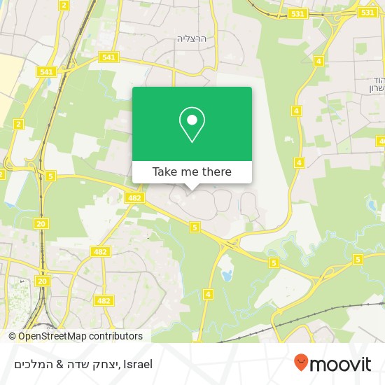 יצחק שדה & המלכים map