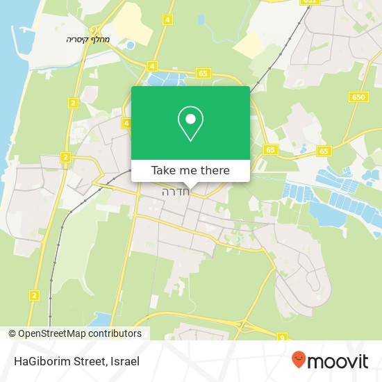 HaGiborim Street map