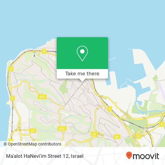 Ma'alot HaNevi'im Street 12 map