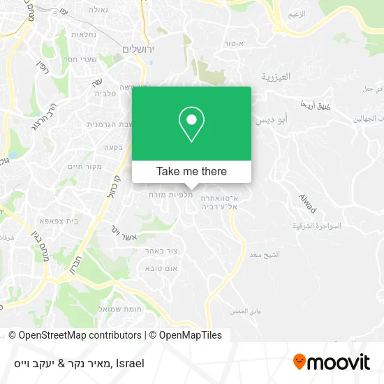 Карта מאיר נקר & יעקב וייס