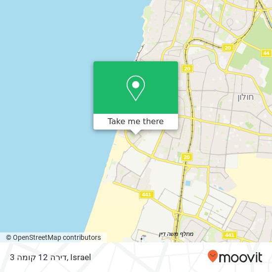 דירה 12 קומה 3 map