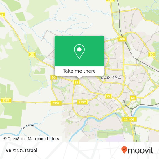 הצבי 98 map