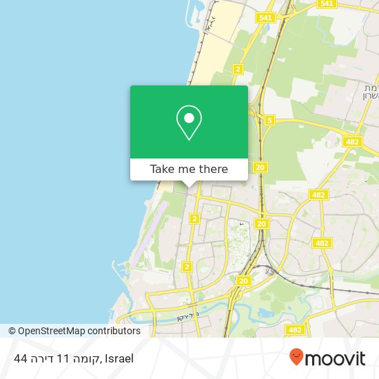 קומה 11  דירה 44 map