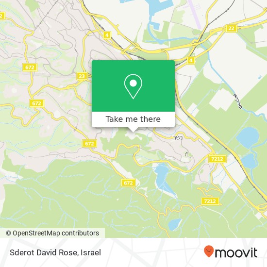 Карта Sderot David Rose