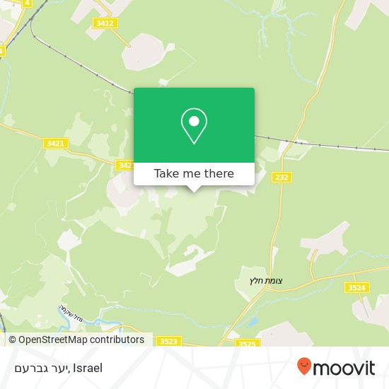 יער גברעם map