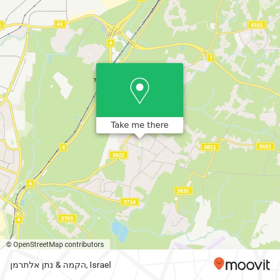 הקמה & נתן אלתרמן map