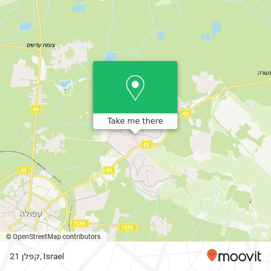 קפלן 21 map