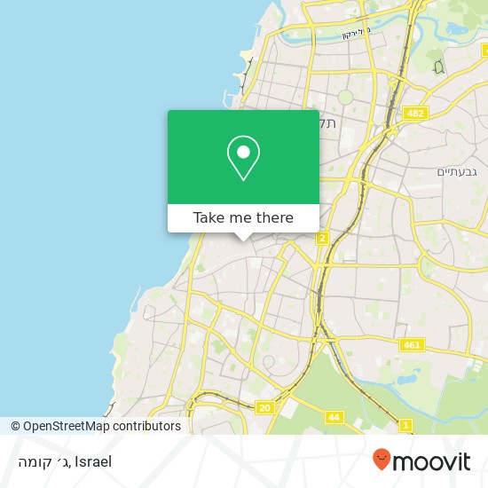 ג׳   קומה map