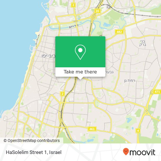 Карта HaSolelim Street 1