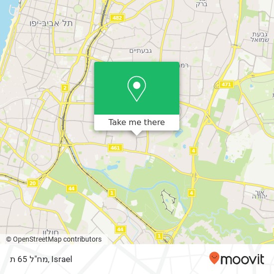 מח"ל 65  ת map