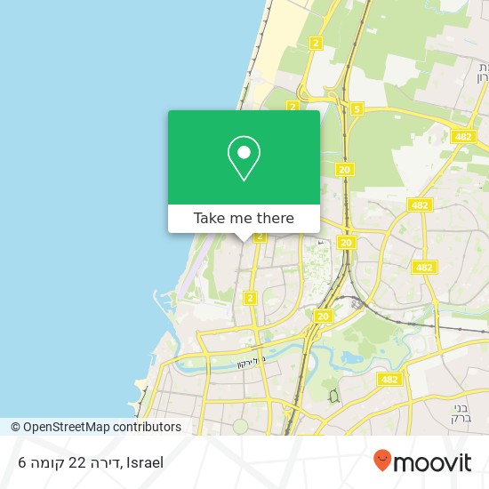 דירה 22 קומה 6 map