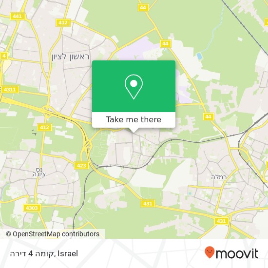 קומה 4 דירה map