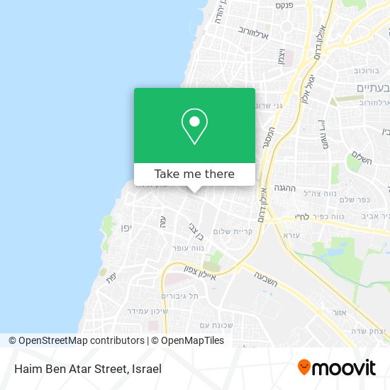 Haim Ben Atar Street map