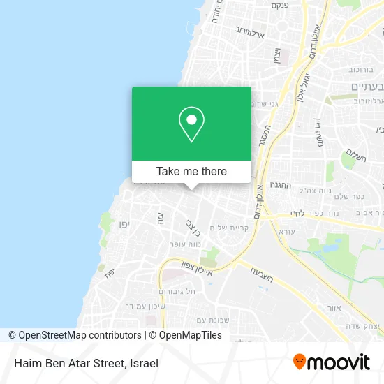 Карта Haim Ben Atar Street