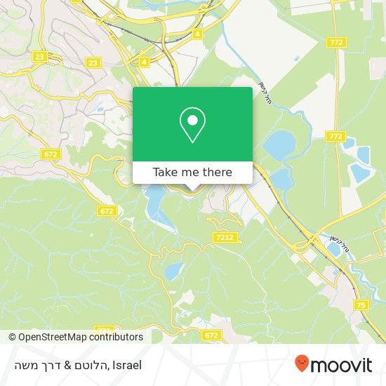 הלוטם & דרך משה map