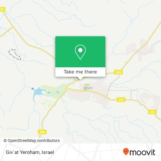 Giv`at Yeroham map