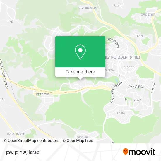 Карта יער בן שמן