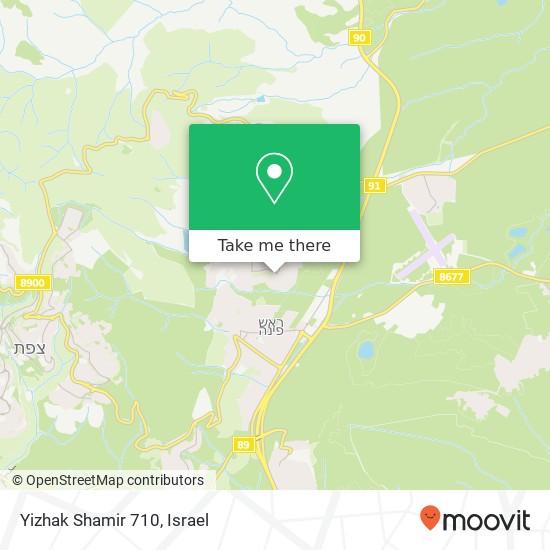 Yizhak Shamir 710 map