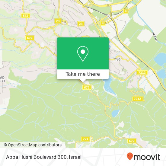 Карта Abba Hushi Boulevard 300