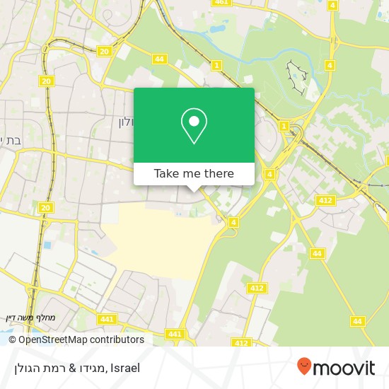Карта מגידו & רמת הגולן