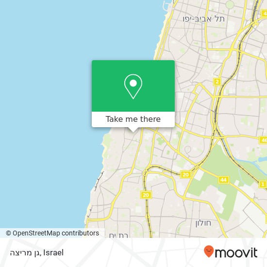 גן מריצה map