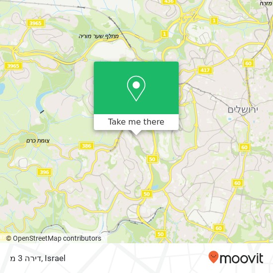 דירה 3 מ map