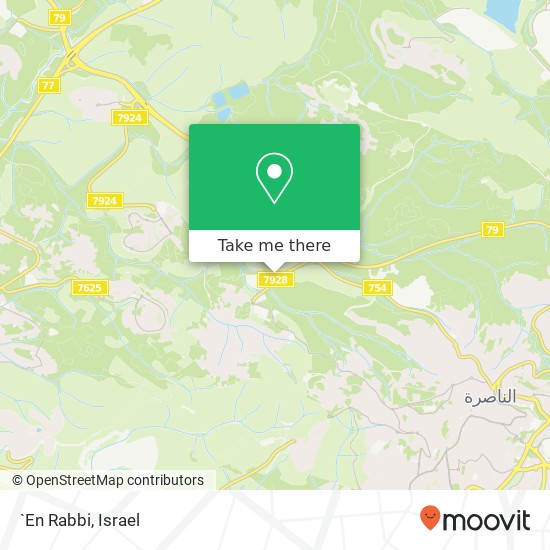 `En Rabbi map