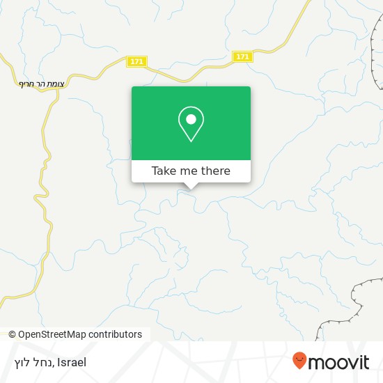 נחל לוץ map