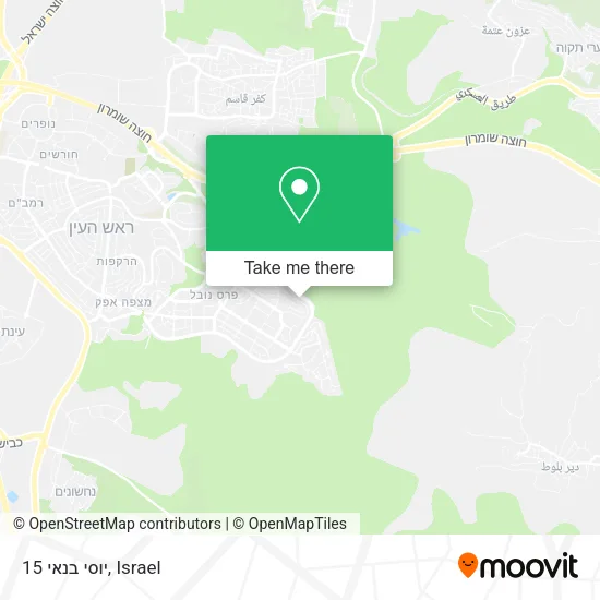 Карта יוסי בנאי 15